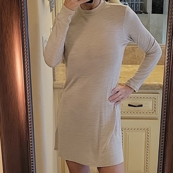 H&M Divided Delicate Knit Crewneck Long-sleeved Dress, Sz 6 - Picture 3 of 16